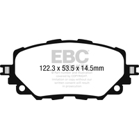 EBC 15-17 Mazda Miata MX-5 Redstuff Ceramic Low Dust Front Brake Pads