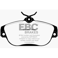 EBC 91-93 Volvo 740 2.3 (ABS) (Girling) Yellowstuff Front Brake Pads