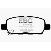 EBC 03-05 Infiniti FX35 3.5 Yellowstuff Rear Brake Pads