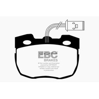 EBC 95-96 Land Rover Discovery (Series 1) 3.9 Yellowstuff Front Brake Pads
