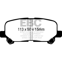 EBC 07-13 Acura MDX 3.7 Ultimax2 Rear Brake Pads