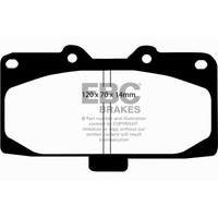 EBC 02-04 Mercedes-Benz C32 AMG (W203) 3.2 Supercharged Ultimax2 Front Brake Pads