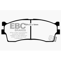 EBC 03-05 Kia Rio Cinco 1.6 Ultimax2 Front Brake Pads