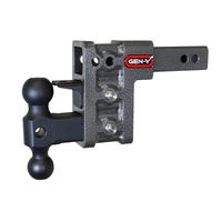 Gen-Y Mega Duty 2in Shank 5in Drop 1500lb TW 10K Hitch w/GH-031 Dual-Ball/GH-032 Pintle Lock