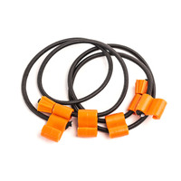 Giant Loop Rubber Boa Straps- Black/Orange