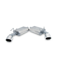 Gibson 10-15 Chevrolet Camaro LS 3.6L 2.25in Axle-Back Dual Exhaust - Aluminized