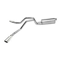 Gibson 10-13 Chevrolet Silverado 1500 LS 4.8L 2.25in Cat-Back Dual Extreme Exhaust - Aluminized
