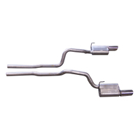 Gibson 05-10 Ford Mustang GT 4.6L 2.5in Cat-Back Dual Exhaust - Stainless