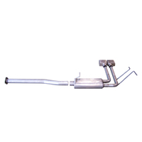 Gibson 08-09 Chevrolet Silverado 1500 LS 4.8L 2.5in Cat-Back Super Truck Exhaust - Stainless