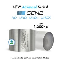 GESI G-Sport 6PK 400 CPSI EPA Compliant 4inx4.5in High Output GEN2 Catalytic Conv - Substrate Only