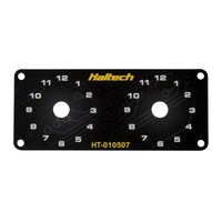 Haltech Dual Switch Panel w/Yellow Knob