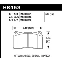 Hawk 03-06 Evo / 04-09 STi / 09-10 Genesis Coupe (Track Only) / 2010 Camaro SS HT-10  Race Front Bra