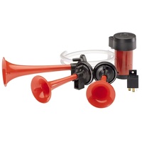 Hella Triple-Tone Air Horn Kit 12V