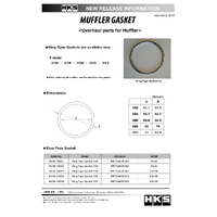 HKS Muffler Gasket 51.1mm ID 59.9mm OD