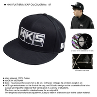 HKS Flat Brim Cap No. 87 - Oil Color