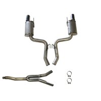 JBA 15-20 Ford Mustang EcoBoost 304 Stainless Steel Cat-Back Exhaust