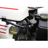 J&L 2011-2017 Mustang GT; 2015-2020 GT350 Passenger Side Oil Separator 3.0 - Black Anodized