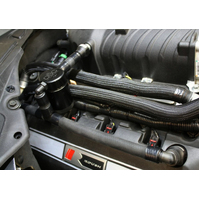 J&L 11-17 Ford Mustang GT (w/Roush/VMP S/C) Passenger Side Oil Separator 3.0 - Black Anodized
