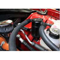 J&L 15-17 Dodge Hellcat 6.2L Hemi Driver Side Oil Separator 3.0 - Black Anodized