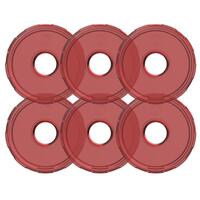 KC HiLiTES Cyclone V2 LED - Replacement Lens - Red - 6-PK