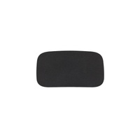Kentrol 07-18 Jeep Wrangler JK Plate Delete Badge - Textured Black