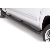 Lund 09-17 Dodge Ram 1500 Quad Cab (6.5ft. Bed) 5in. Oval WTW Steel Nerf Bars - Black