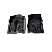 Lund 08-10 Ford F-250 Super Duty Catch-It Floormat Front Floor Liner - Black (2 Pc.)
