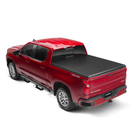 Lund 05-17 Nissan Frontier Styleside (5ft. Bed) Hard Fold Tonneau Cover - Black