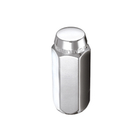 McGard Hex Lug Nut (Cone Seat) M14X1.5 / 22mm Hex / 1.945in. Length (4-Pack) - Chrome