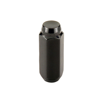McGard Hex Lug Nut (Cone Seat) M14X2.0 / 13/16 Hex / 2.25in. Length (4-Pack) - Black