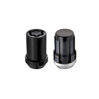 McGard SplineDrive Tuner 4 Lug Install Kit w/Locks & Tool (Cone) M12X1.25 / 13/16 Hex - Blk