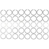 Mahle Rings Chevy 427/454 Engs 66-77 Chevy Trk 454 7.4L Eng 70-90 Chry 383 Eng Plain Ring Set