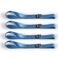 Mishimoto Soft Loop Tie-Down Straps (4-Pack) Blue