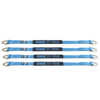 Mishimoto Vehicle Ratchet Tie-Down Kit (4 pack) Blue