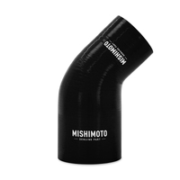 Mishimoto Silicone Reducer Coupler 45 Degree 2.25in to 3in - Black