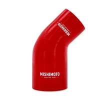 Mishimoto Silicone Reducer Coupler 45 Degree 2.5in to 3in - Red