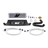 Mishimoto 2018+ Ford Mustang GT Thermostatic Oil Cooler Kit - Silver