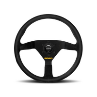Momo MOD78 Steering Wheel 320 mm - Black Suede/Black Spokes