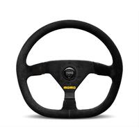 Momo MOD88 Steering Wheel 350 mm -  Black Suede/Black Spokes