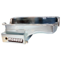Moroso Ford 289-302 (w/Front Sump) Kicked Out Road Race Baffled 9qt 8in Steel Oil Pan