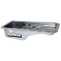 Moroso Ford 352-428 FE Stock (w/Front Sump) Wet Sump 5qt 5in Steel Oil Pan