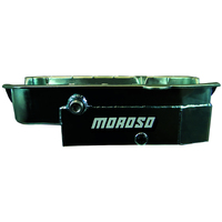 Moroso 80-85 Chevrolet Small Block (w/1in Inspection Bung) Wet Sump 8qt 6.5in Steel Oil Pan
