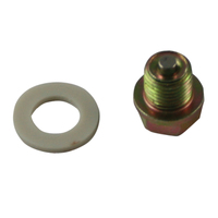 Moroso Oil Pan Drain Plug w/Nylon Washer - 14mm x 1.5 Thread (Use w/Part No 20911/20980)