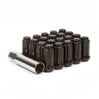 Method Lug Nut Kit - Spline - 12x1.5 - 6 Lug Kit - Black