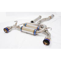 MXP 08-15 Mitsubishi Evolution 10 w/2 Section Pipes T304 SP Exhaust System w/Dual Exit