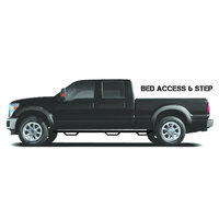 N-Fab Nerf Step 20-21 Chevy/GMC 2500/3500 Crew Cab 6.4ft Bed - Bed Access - Gloss Black - 3in