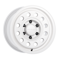 Nomad N501SA Convoy 17x7.5in / 6x130 BP / 50mm Offset / 84.1mm Bore - Gloss White Wheel