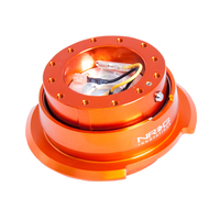 NRG Quick Release Kit Gen 2.8 - Orange Body / Titanium Chrome Ring