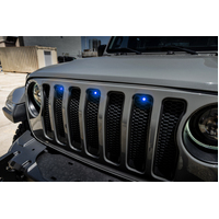Oracle Pre-Runner Style LED Grille Kit for Jeep Wrangler JL - Blue