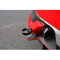 Perrin 10th Gen Civic SI/Type-R/Hatchback Tow Hook Kit (Rear) - Glossy Black